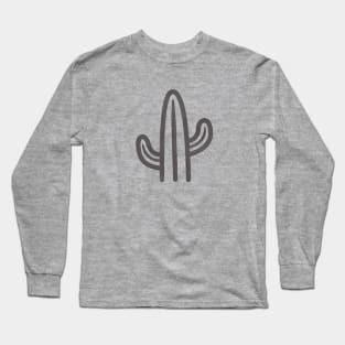 Cool Cactus Print T-Shirt Long Sleeve T-Shirt